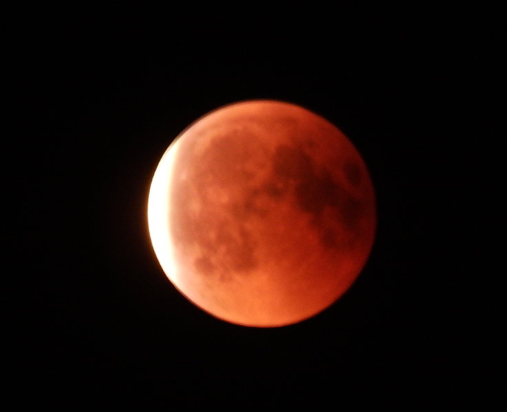 Blutmond-Foto